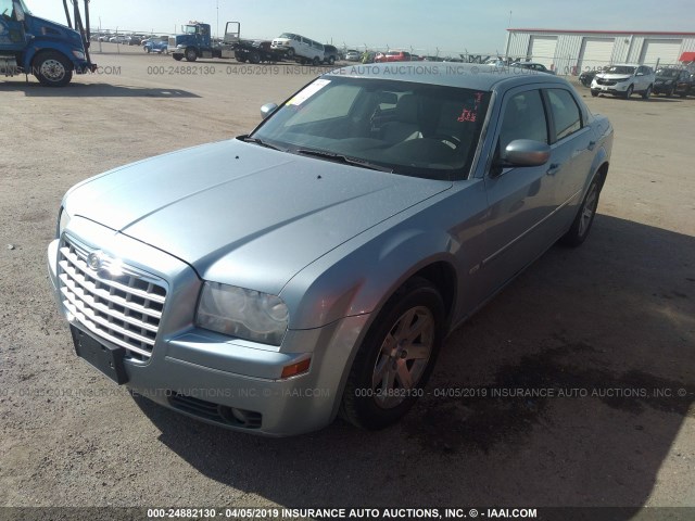 2C3KA53G66H299305 - 2006 CHRYSLER 300 Light Blue photo 2