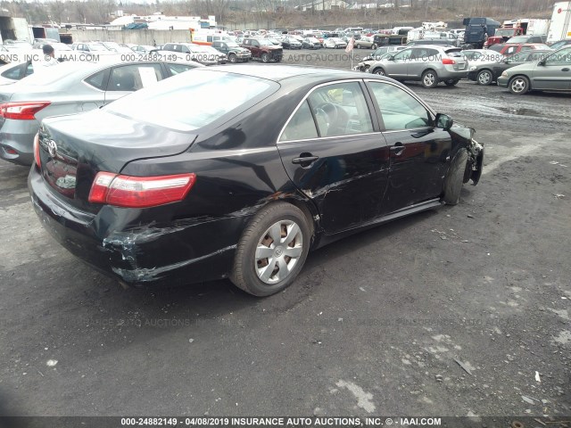 4T1BE46KX9U275287 - 2009 TOYOTA CAMRY SE/LE/XLE BLACK photo 4
