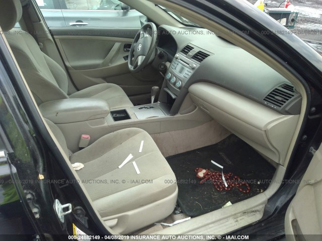 4T1BE46KX9U275287 - 2009 TOYOTA CAMRY SE/LE/XLE BLACK photo 5