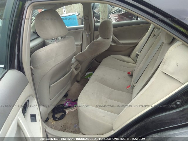 4T1BE46KX9U275287 - 2009 TOYOTA CAMRY SE/LE/XLE BLACK photo 8