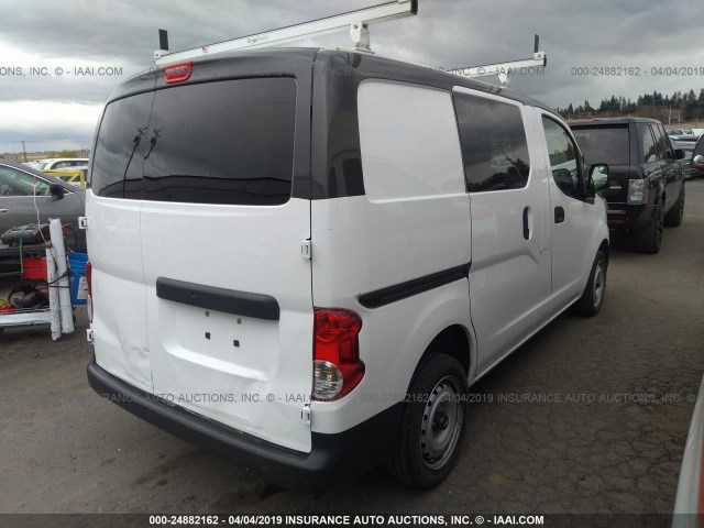 3N63M0YNXFK703007 - 2015 CHEVROLET CITY EXPRESS LS WHITE photo 4