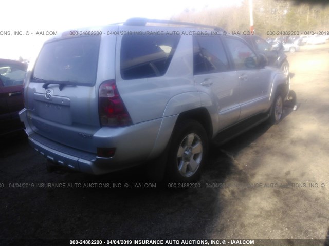 JTEBT14R640031205 - 2004 TOYOTA 4RUNNER SR5/SPORT SILVER photo 4