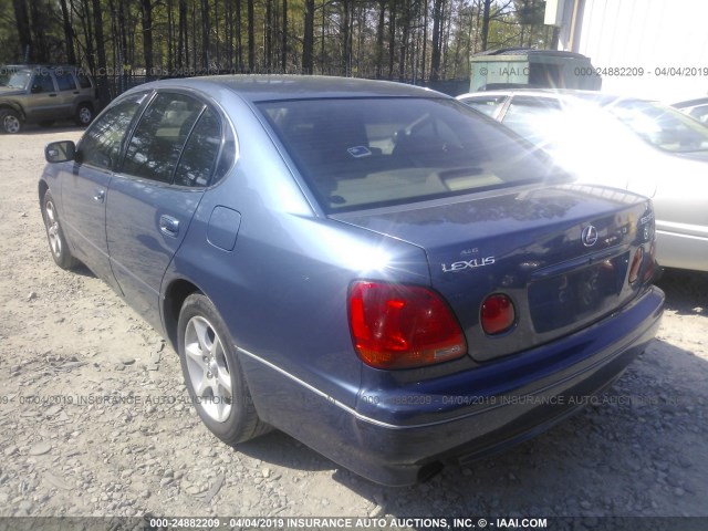 JT8BD69S630189065 - 2003 LEXUS GS 300 BLUE photo 3