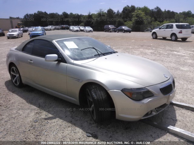 WBAEK13486CN72023 - 2006 BMW 650 I Champagne photo 1