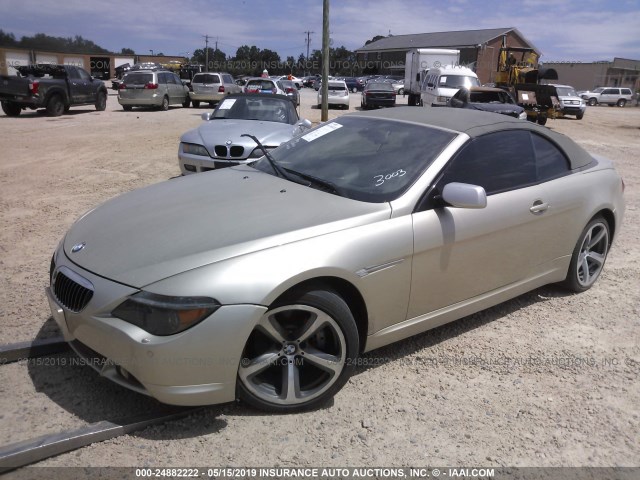 WBAEK13486CN72023 - 2006 BMW 650 I Champagne photo 2