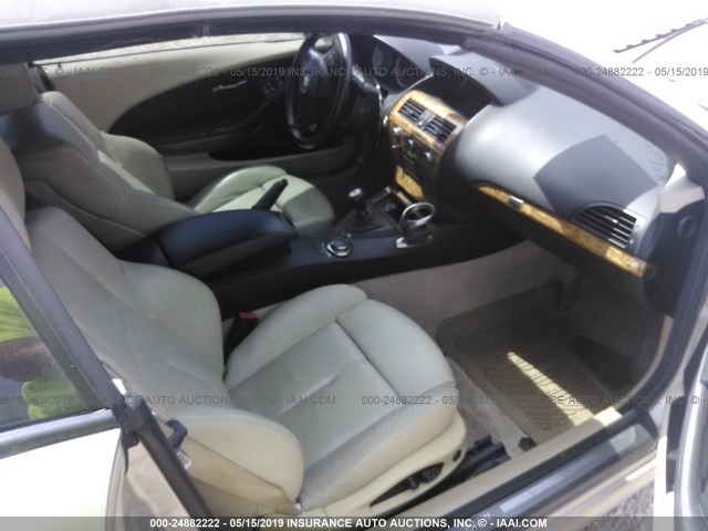 WBAEK13486CN72023 - 2006 BMW 650 I Champagne photo 5