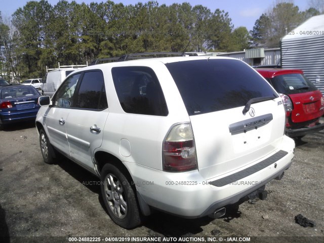 2HNYD18844H518924 - 2004 ACURA MDX TOURING WHITE photo 3