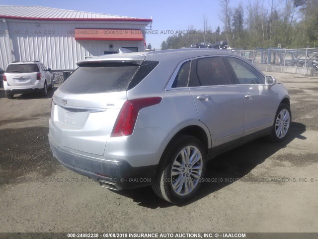 1GYKNFRS7JZ238176 - 2018 CADILLAC XT5 PREMIUM LUXURY SILVER photo 4