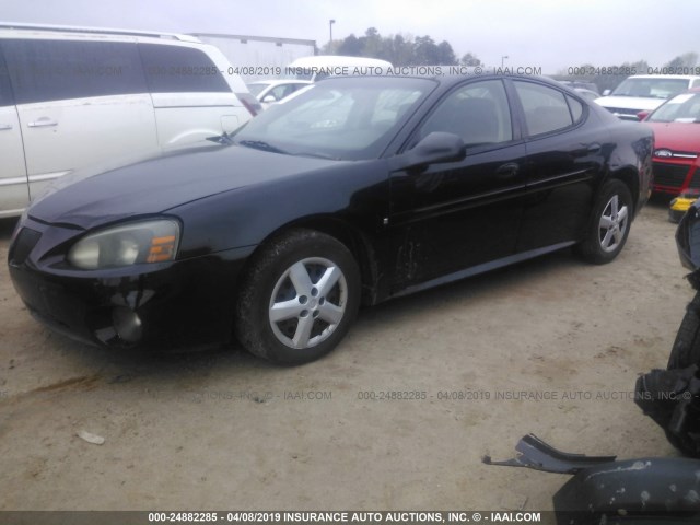 2G2WP552581129904 - 2008 PONTIAC GRAND PRIX BLACK photo 2