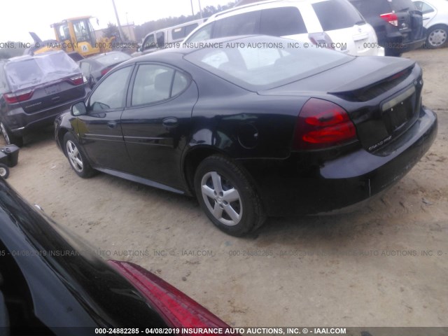 2G2WP552581129904 - 2008 PONTIAC GRAND PRIX BLACK photo 3