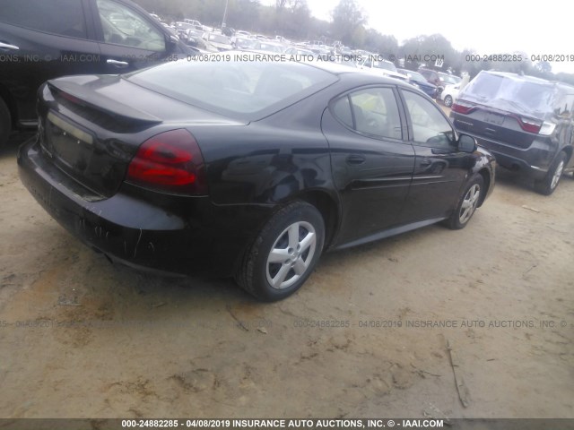 2G2WP552581129904 - 2008 PONTIAC GRAND PRIX BLACK photo 4