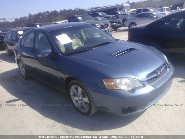 4S3BL676274201558 - 2007 SUBARU LEGACY GT LIMITED BLUE photo 1