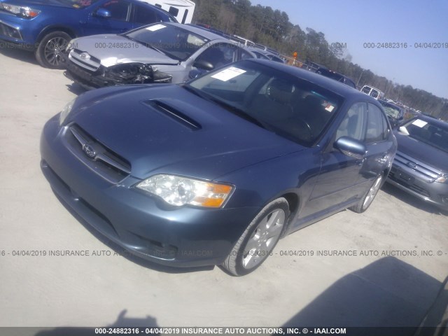 4S3BL676274201558 - 2007 SUBARU LEGACY GT LIMITED BLUE photo 2