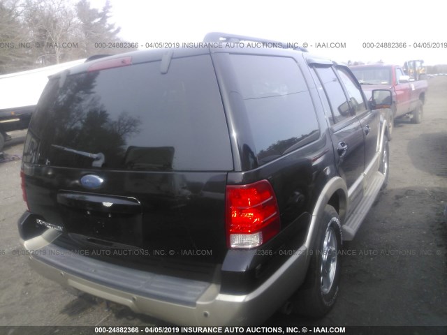 1FMFU18505LA23980 - 2005 FORD EXPEDITION EDDIE BAUER BLACK photo 4