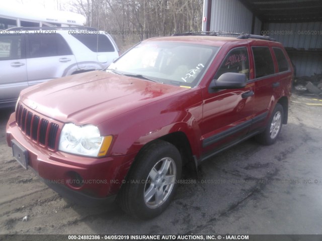 1J4GR48K36C308430 - 2006 JEEP GRAND CHEROKEE LAREDO/COLUMBIA/FREEDOM 红色 照片 2