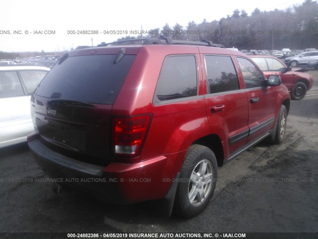 1J4GR48K36C308430 - 2006 JEEP GRAND CHEROKEE LAREDO/COLUMBIA/FREEDOM 红色 照片 4