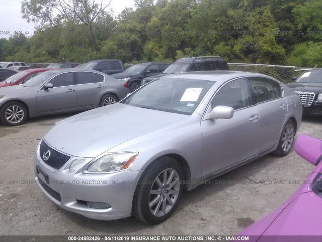 JTHBH96S265015284 - 2006 LEXUS GS GENERATION 200 300 SILVER photo 2