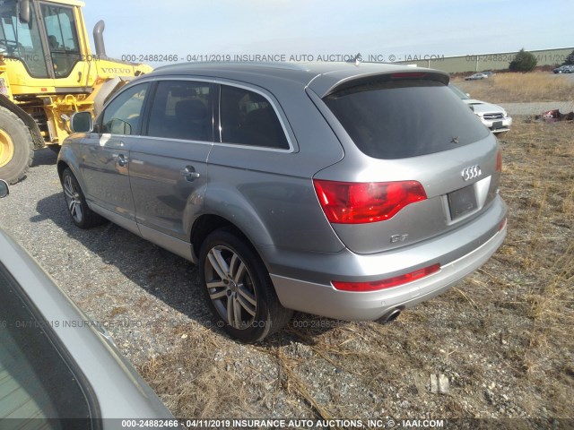 WA1BV94L57D041675 - 2007 AUDI Q7 4.2 QUATTRO PREMIUM SILVER photo 3