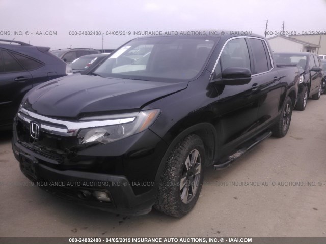 5FPYK2F68HB006010 - 2017 HONDA RIDGELINE RTL BLACK photo 2