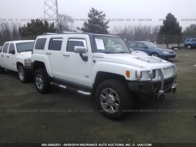 5GTDN13E778246841 - 2007 HUMMER H3 WHITE photo 1