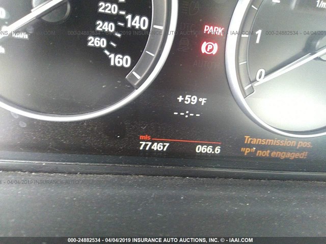 5UXWX7C56BL732560 - 2011 BMW X3 XDRIVE35I BLUE photo 7