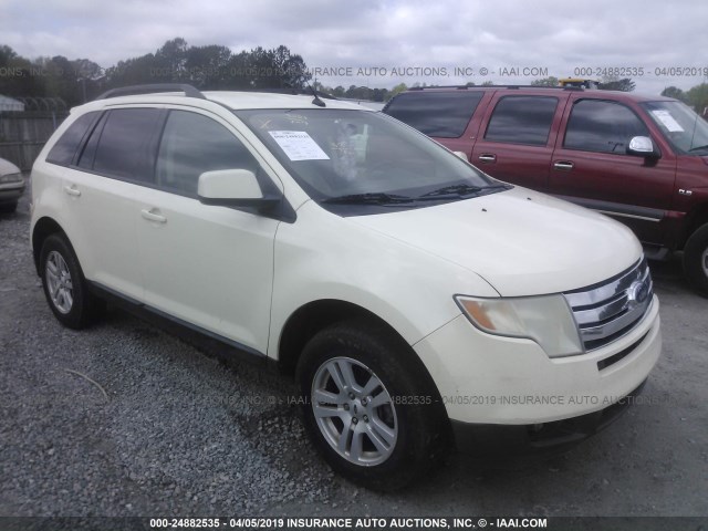 2FMDK48C28BB21510 - 2008 FORD EDGE SEL WHITE photo 1