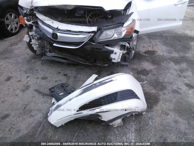 19VDE1F34FE000585 - 2015 ACURA ILX 20 WHITE photo 6