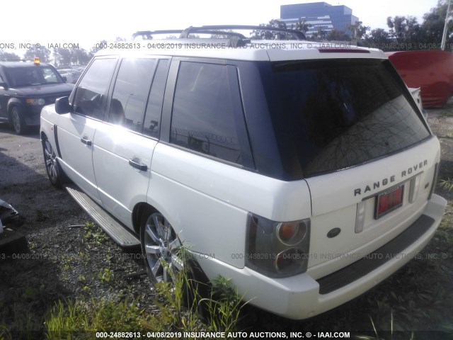 SALME11454A146462 - 2004 LAND ROVER RANGE ROVER HSE WHITE photo 3