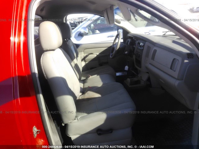 1D7HA16NX2J125647 - 2002 DODGE RAM 1500 წითელი ფოტო 5