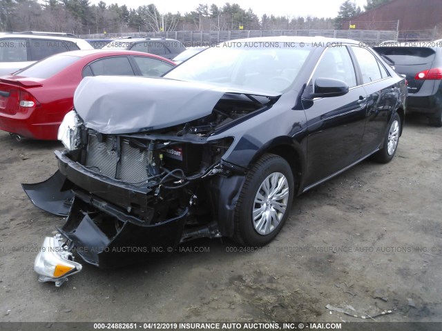 4T1BF1FK7DU274540 - 2013 TOYOTA CAMRY L/SE/LE/XLE 黑色 照片 2