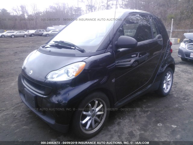 WMEEJ31X59K225954 - 2009 SMART FORTWO PURE/PASSION BLACK photo 2