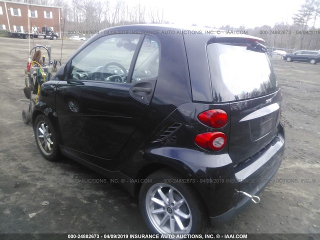 WMEEJ31X59K225954 - 2009 SMART FORTWO PURE/PASSION BLACK photo 3