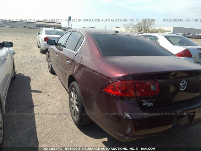 1G4HD57226U246850 - 2006 BUICK LUCERNE CXL PURPLE photo 3