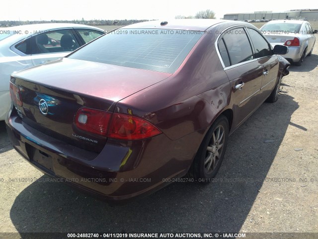 1G4HD57226U246850 - 2006 BUICK LUCERNE CXL PURPLE photo 4