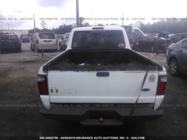 1FTYR10D62TA72307 - 2002 FORD RANGER WHITE photo 8