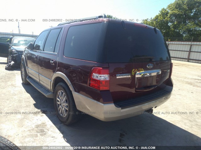 1FMJU1H54AEB67198 - 2010 FORD EXPEDITION EDDIE BAUER MAROON photo 3