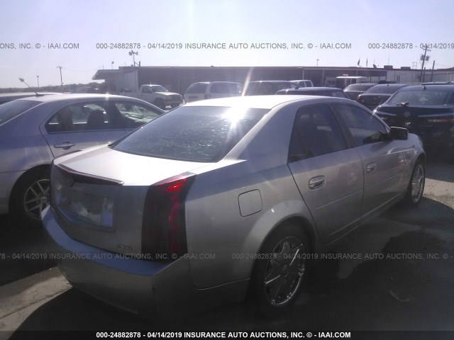 1G6DM577040138331 - 2004 CADILLAC CTS SILVER photo 4