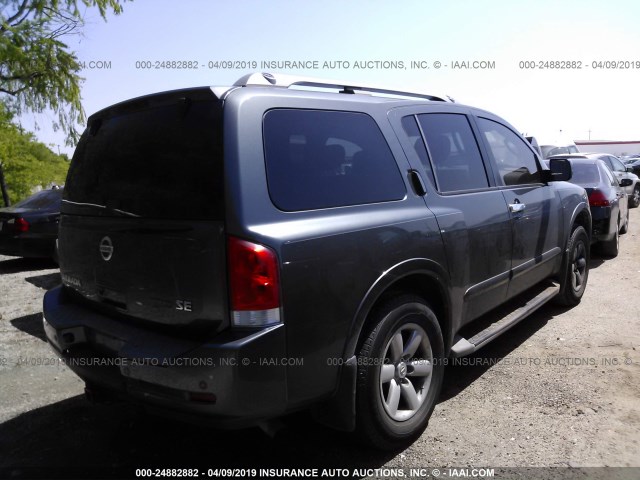 5N1BA0ND8AN617373 - 2010 NISSAN ARMADA SE/TITANIUM/PLATINUM BLACK photo 4