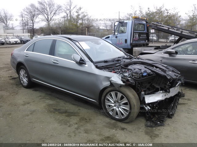 WDDUG8FB5FA092607 - 2015 MERCEDES-BENZ S 550 4MATIC GRAY photo 1