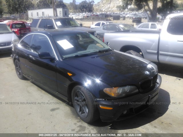 WBABV13444JT21292 - 2004 BMW 325 CI SULEV BLACK photo 1