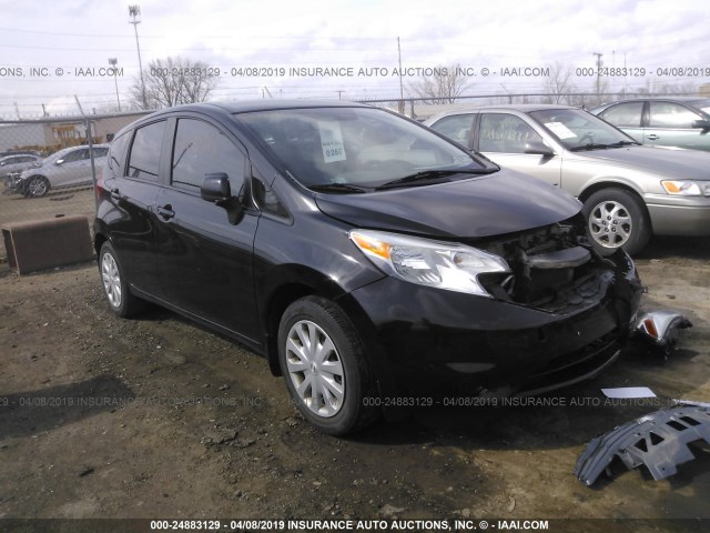 3N1CE2CP9EL356804 - 2014 NISSAN VERSA NOTE S/S PLUS/SV/SL BLACK photo 1