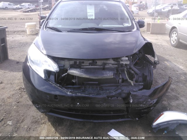 3N1CE2CP9EL356804 - 2014 NISSAN VERSA NOTE S/S PLUS/SV/SL BLACK photo 6