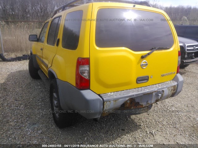 5N1ED28Y33C680815 - 2003 NISSAN XTERRA XE/SE YELLOW photo 6