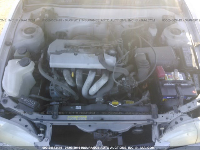 1NXBR12E8XZ285624 - 1999 TOYOTA COROLLA VE/CE/LE GRAY photo 10