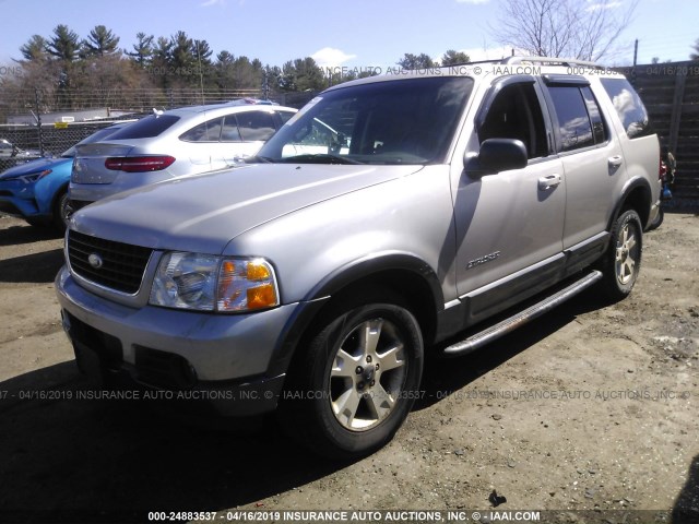 1FMZU73W32UD32574 - 2002 FORD EXPLORER XLT GRAY photo 2