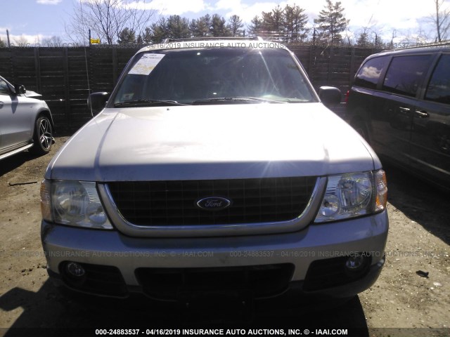 1FMZU73W32UD32574 - 2002 FORD EXPLORER XLT GRAY photo 6