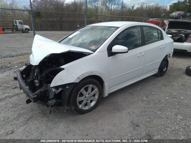 3N1AB61E29L688131 - 2009 NISSAN SENTRA 2.0/2.0S/2.0SL WHITE photo 2