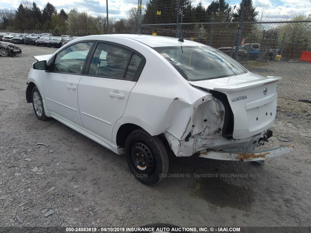 3N1AB61E29L688131 - 2009 NISSAN SENTRA 2.0/2.0S/2.0SL WHITE photo 3