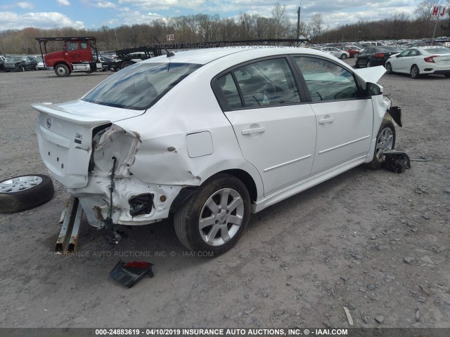 3N1AB61E29L688131 - 2009 NISSAN SENTRA 2.0/2.0S/2.0SL WHITE photo 4