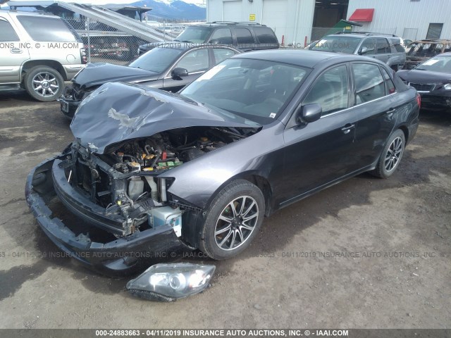 JF1GE61649H511267 - 2009 SUBARU IMPREZA 2.5I GRAY photo 2